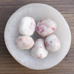 Pachamama Essentials polished cinnabite stones ready for office spaces