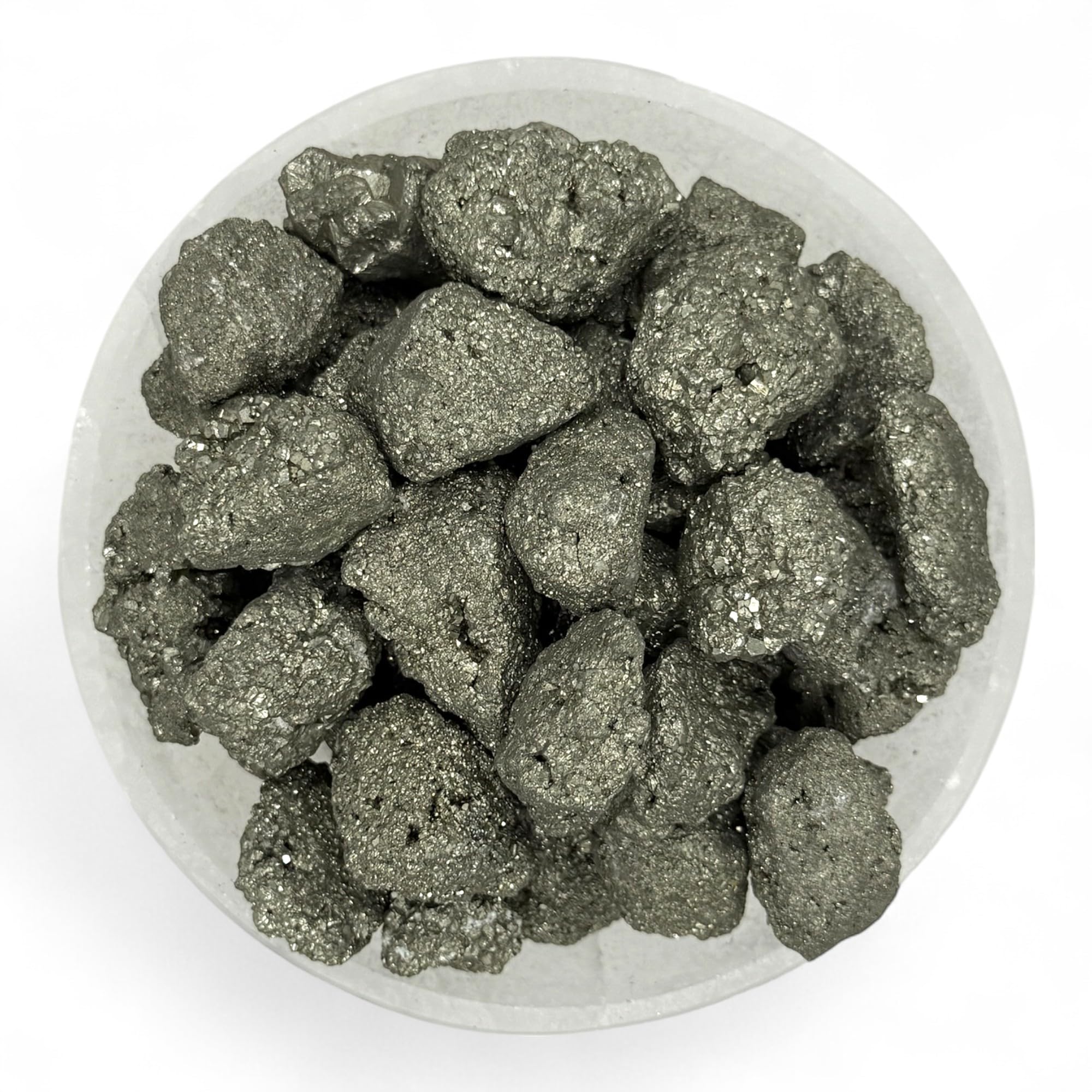 Pachamama Essentials Pyrite from Peru brassy gold glow for creativity and energy