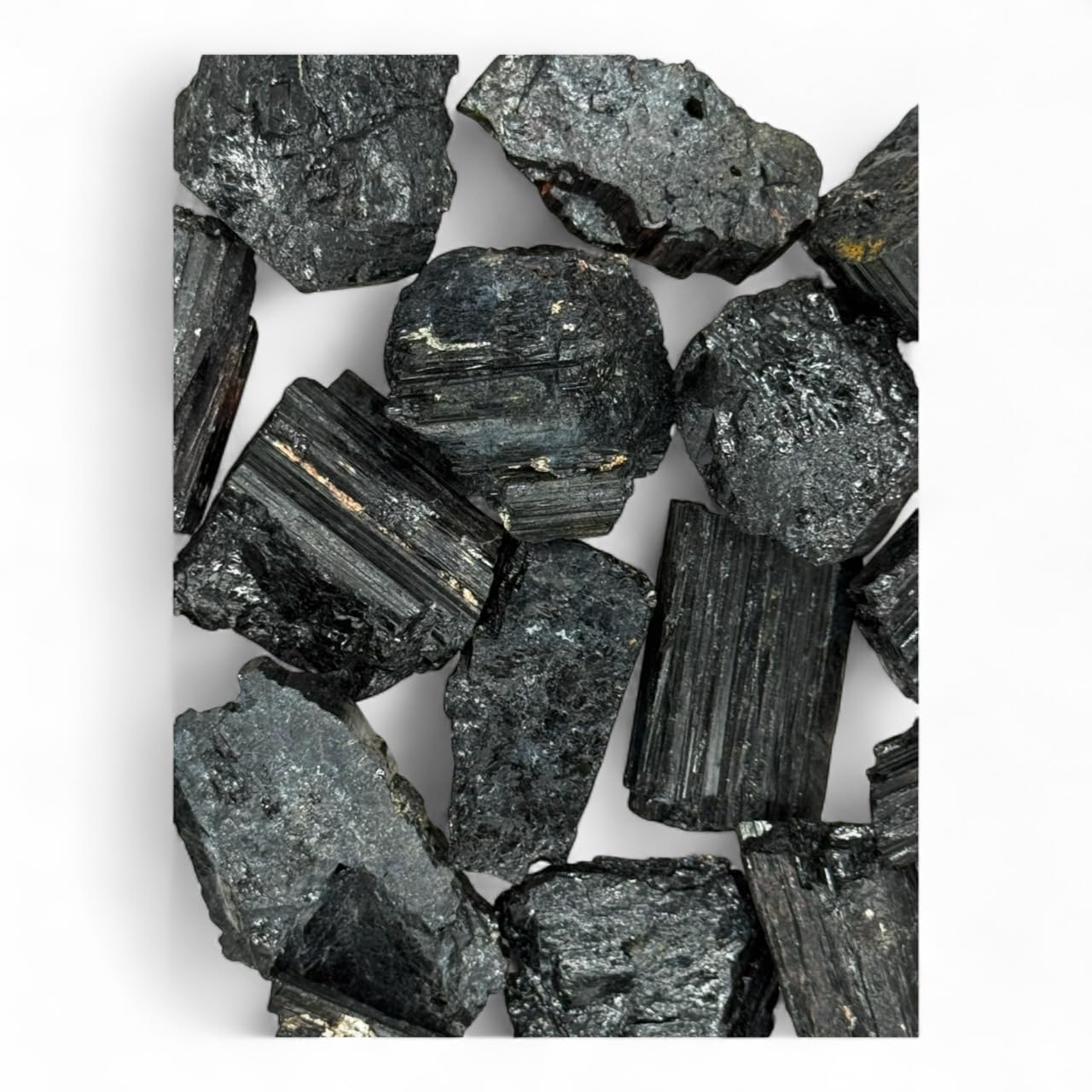Pachamama Essentials raw tourmaline stones support protection and mental clarity.
