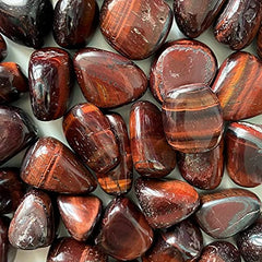 Pachamama Essentials Red Tiger Eye stones for grounding energy and renewed motivation.