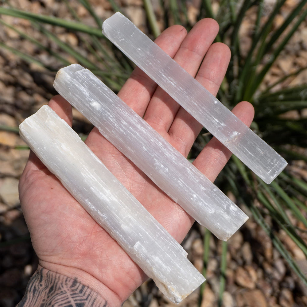 Pachamama Essentials selenite crystal cleansing setup supports energy refresh