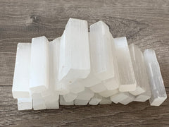 Pachamama Essentials selenite in home corners helps unblock negative energy