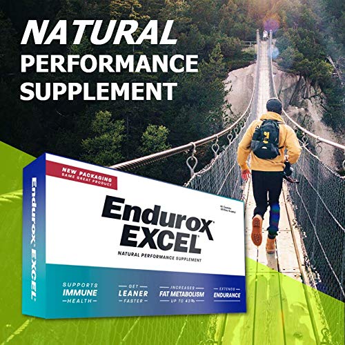 Pacific Health Endurox Excel label close-up highlighting ciwujia root and vitamin E.