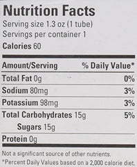 Paddock glucose gel grape tube in use, 15 g dose for active moments