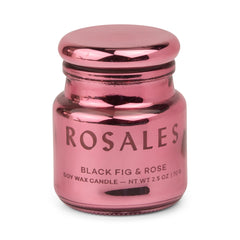 Paddywax Chroma Rosales pink etched jar with lid adds chic ambiance