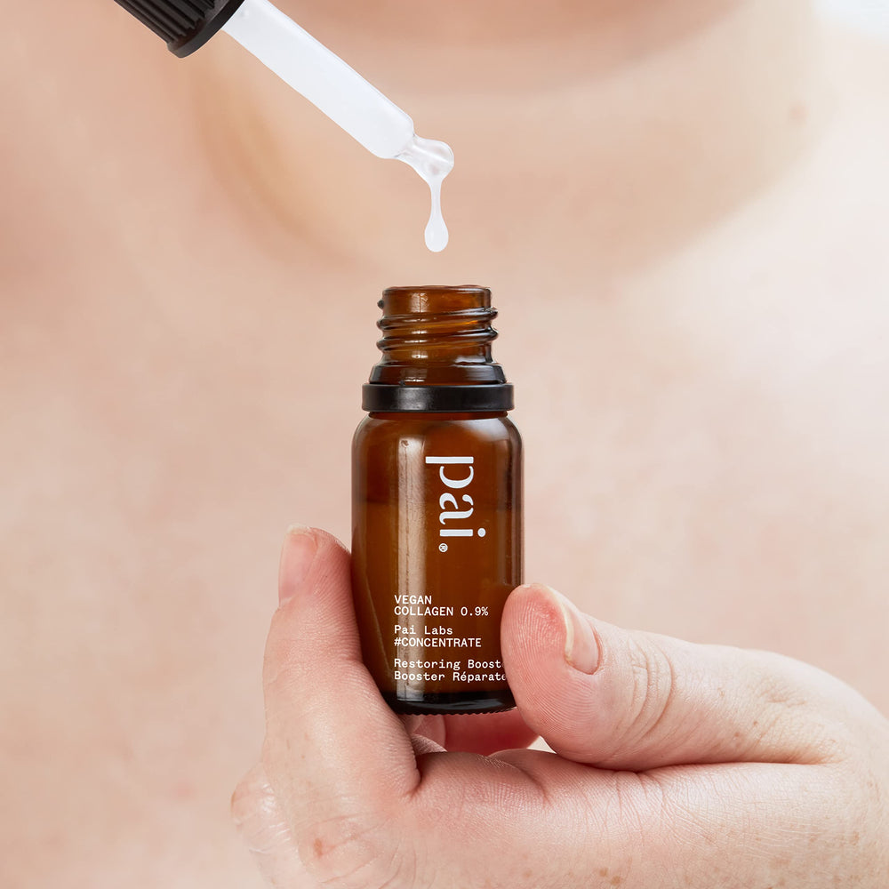 Pai Skincare skin glow closeup shows radiant, nourished complexion.