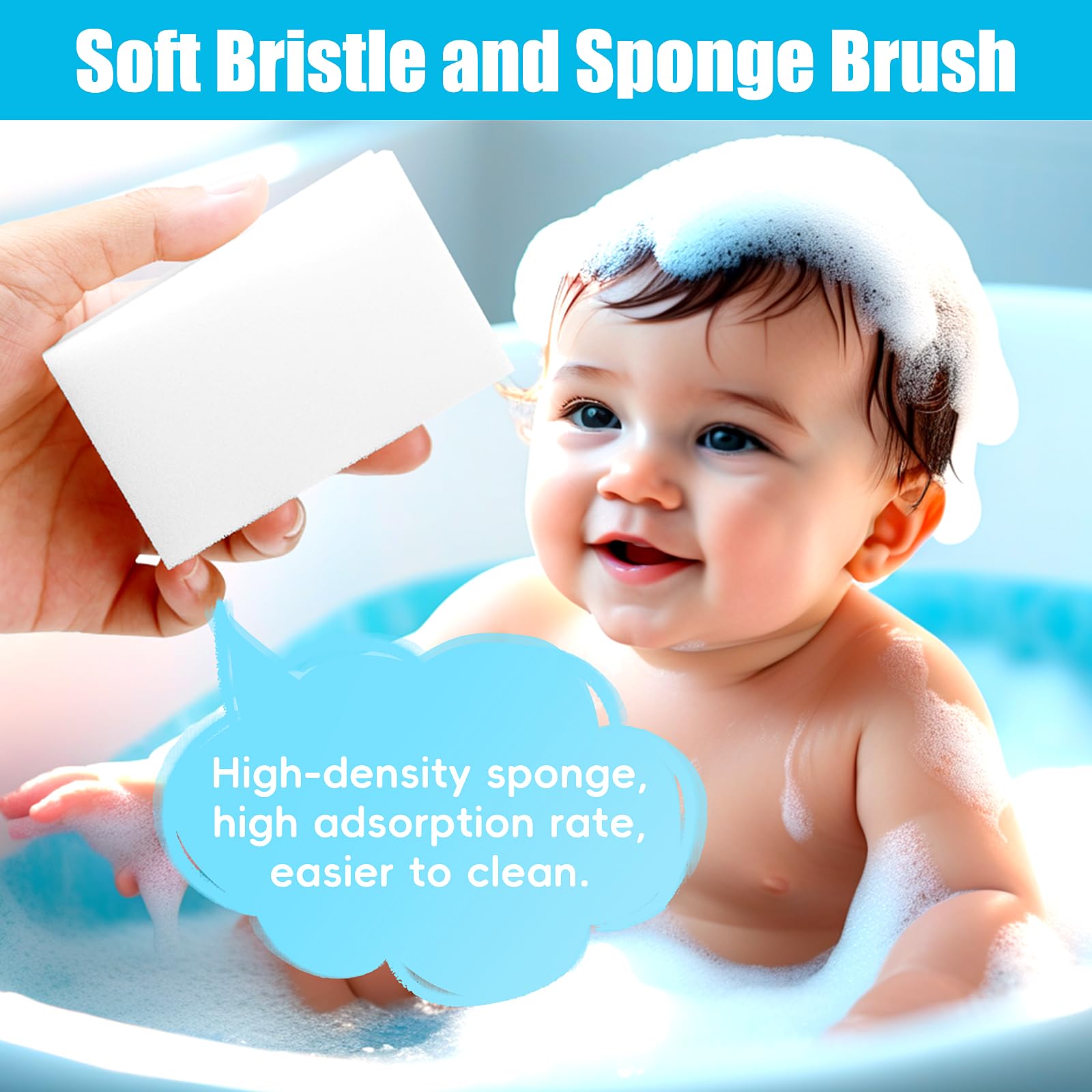 PAKENYESHA cradle-cap brush dual-sided-comb offers fine and wide teeth for versatility.