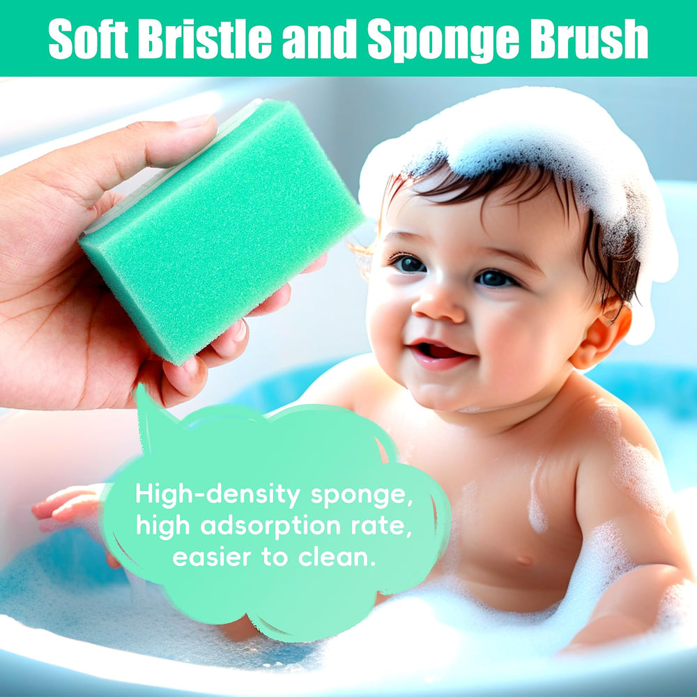 PAKENYESHA dual-sided comb offers fine and wide teeth for sensitive baby hair.