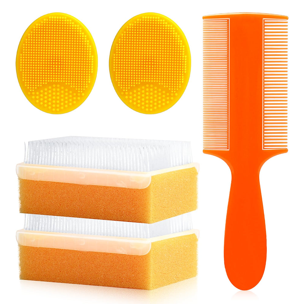 Pakenyesha cradle cap brush with soft bristles for gentle scalp care.