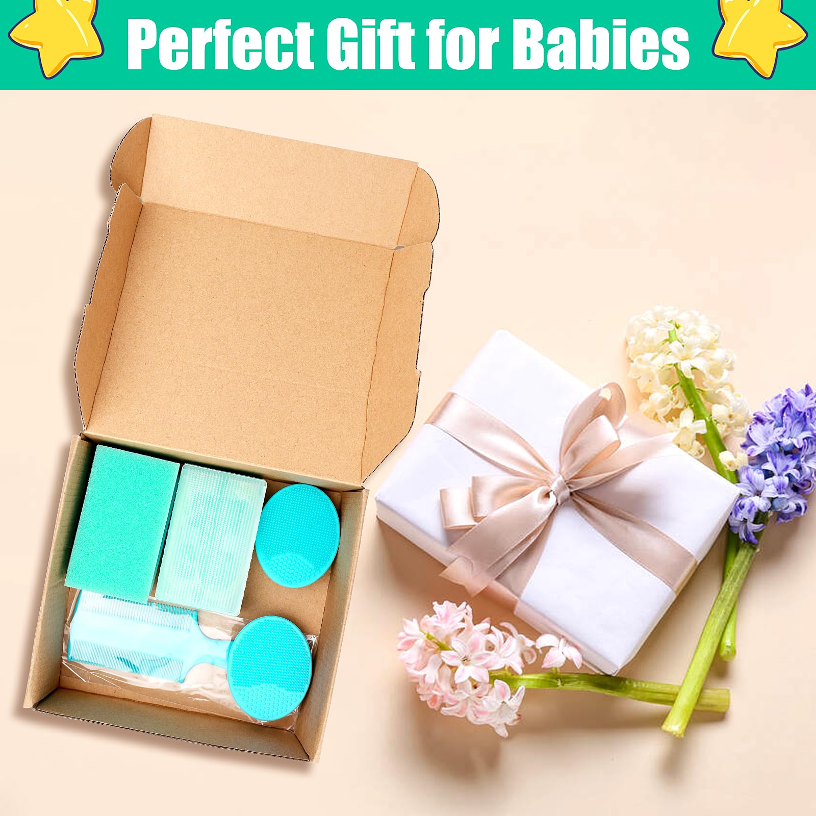 PAKENYESHA green baby bath set ideal for newborn grooming