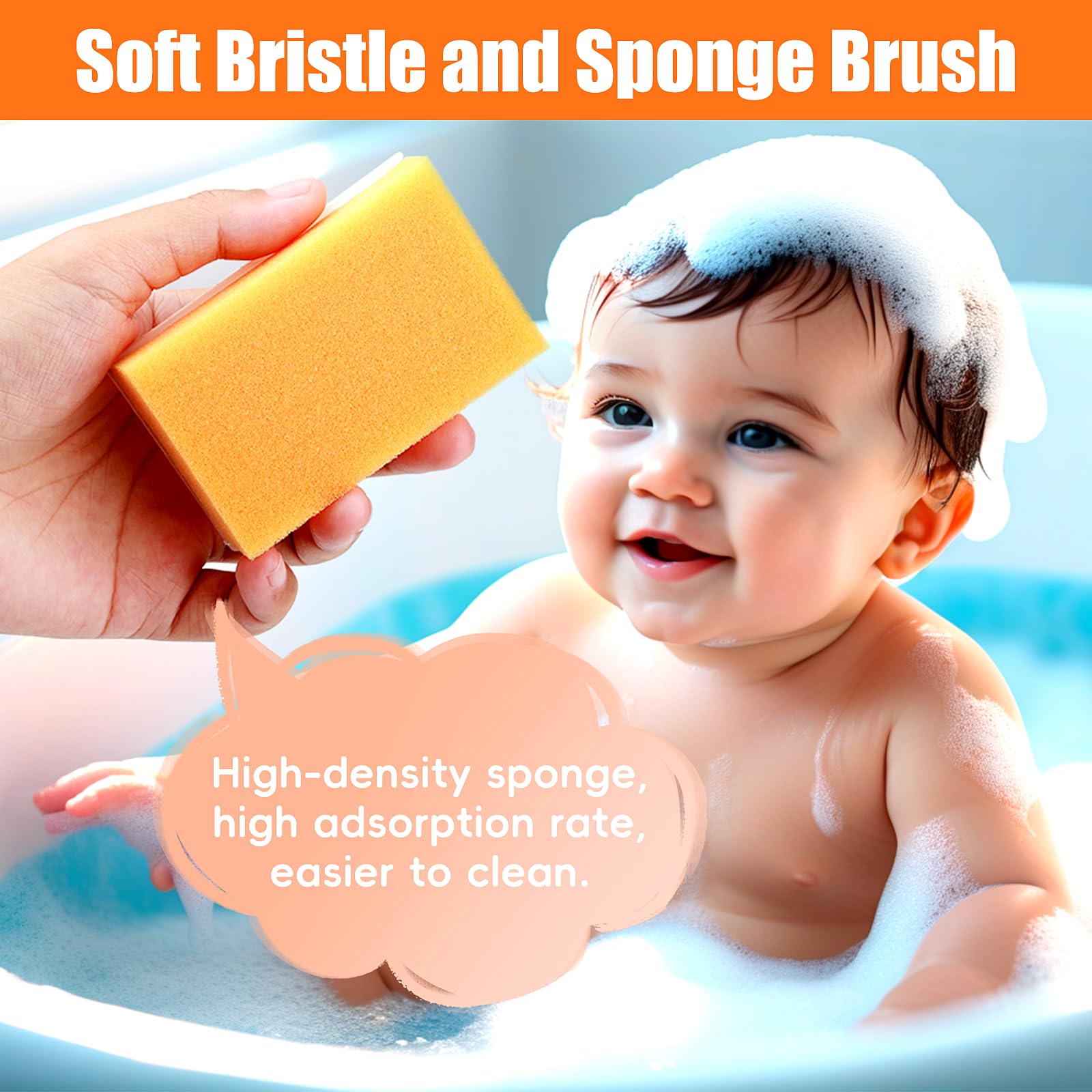 PAKENYESHA silicone cradle cap brush providing gentle scalp massage and circulation.