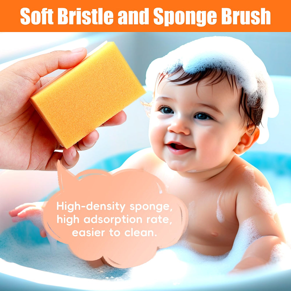 PAKENYESHA silicone cradle cap brush providing gentle scalp massage and circulation.