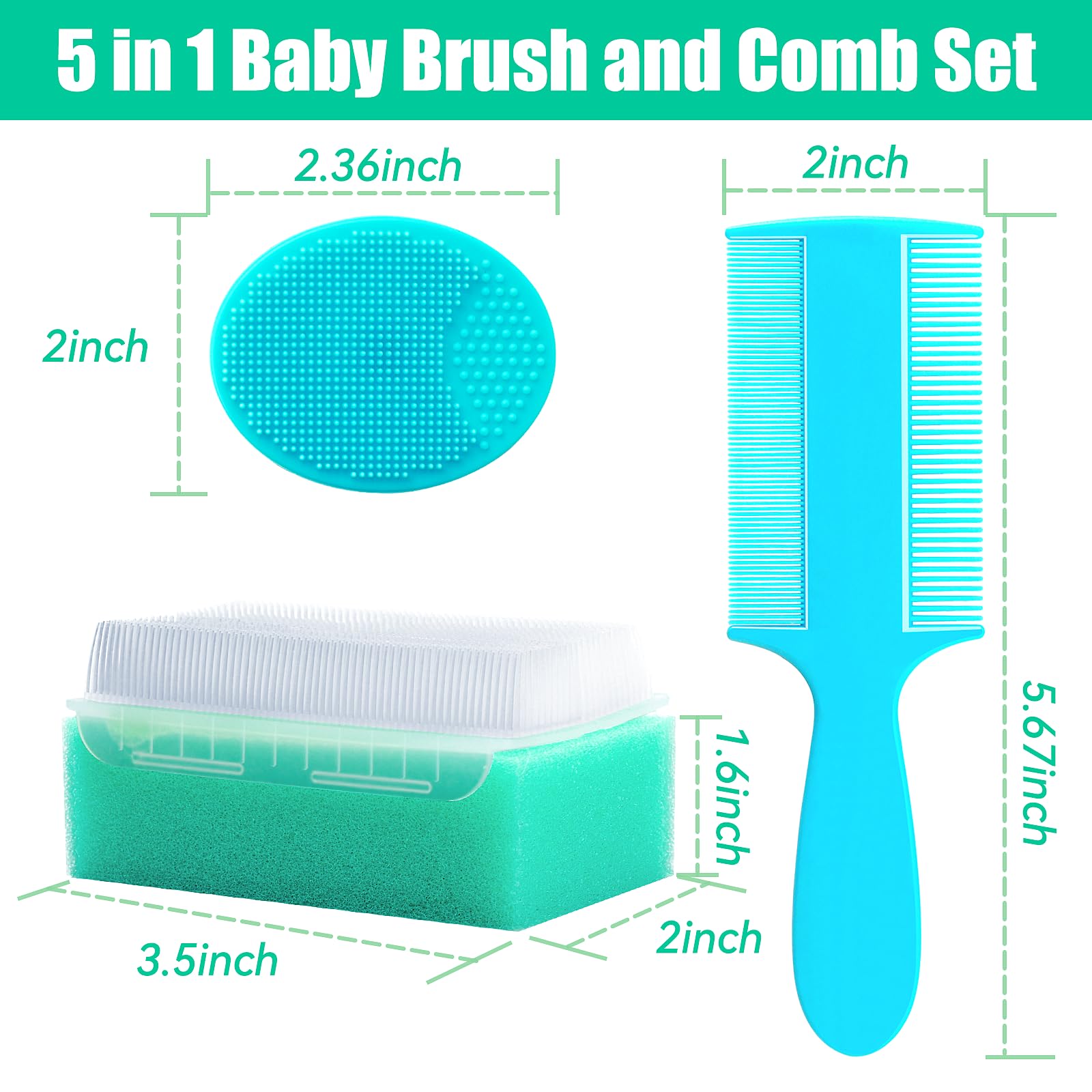 PAKENYESHA soft bristle brush offering soothing tactile bath time
