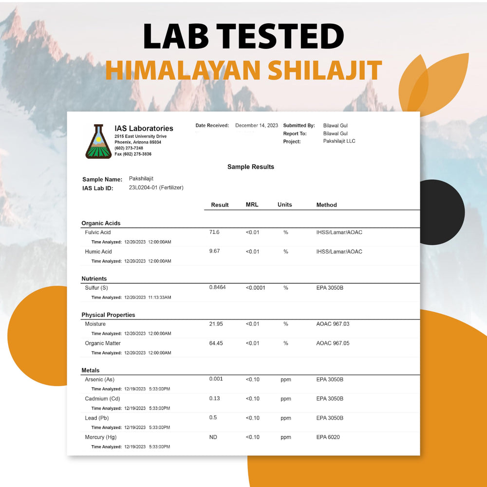PakShilajit 84 minerals fulvic and humic shilajit drops