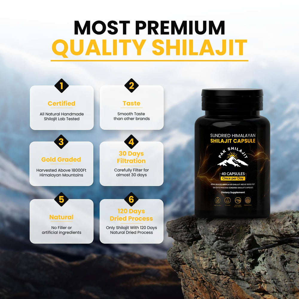 PakShilajit Detox and Energy image connects detox-like profile with energy.
