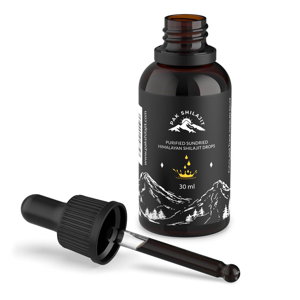 PakShilajit mineral balance daily drops for energy and focus
