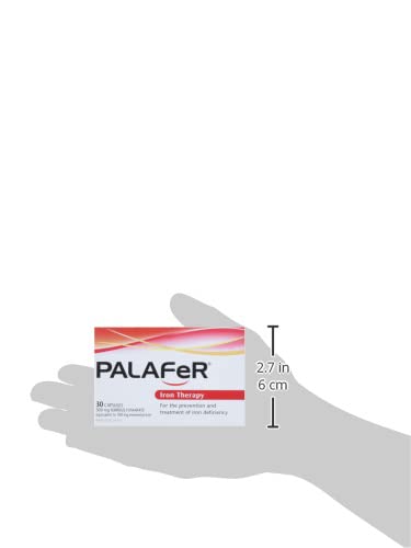 Palafer capsules in blister pack for convenient use.