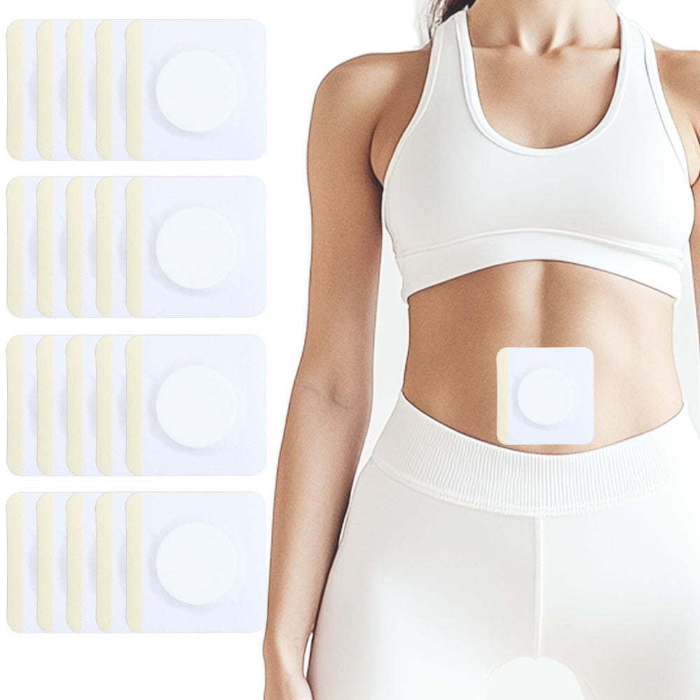 Palakate castor oil pack wrap white with 3.5-inch belly-button coverage