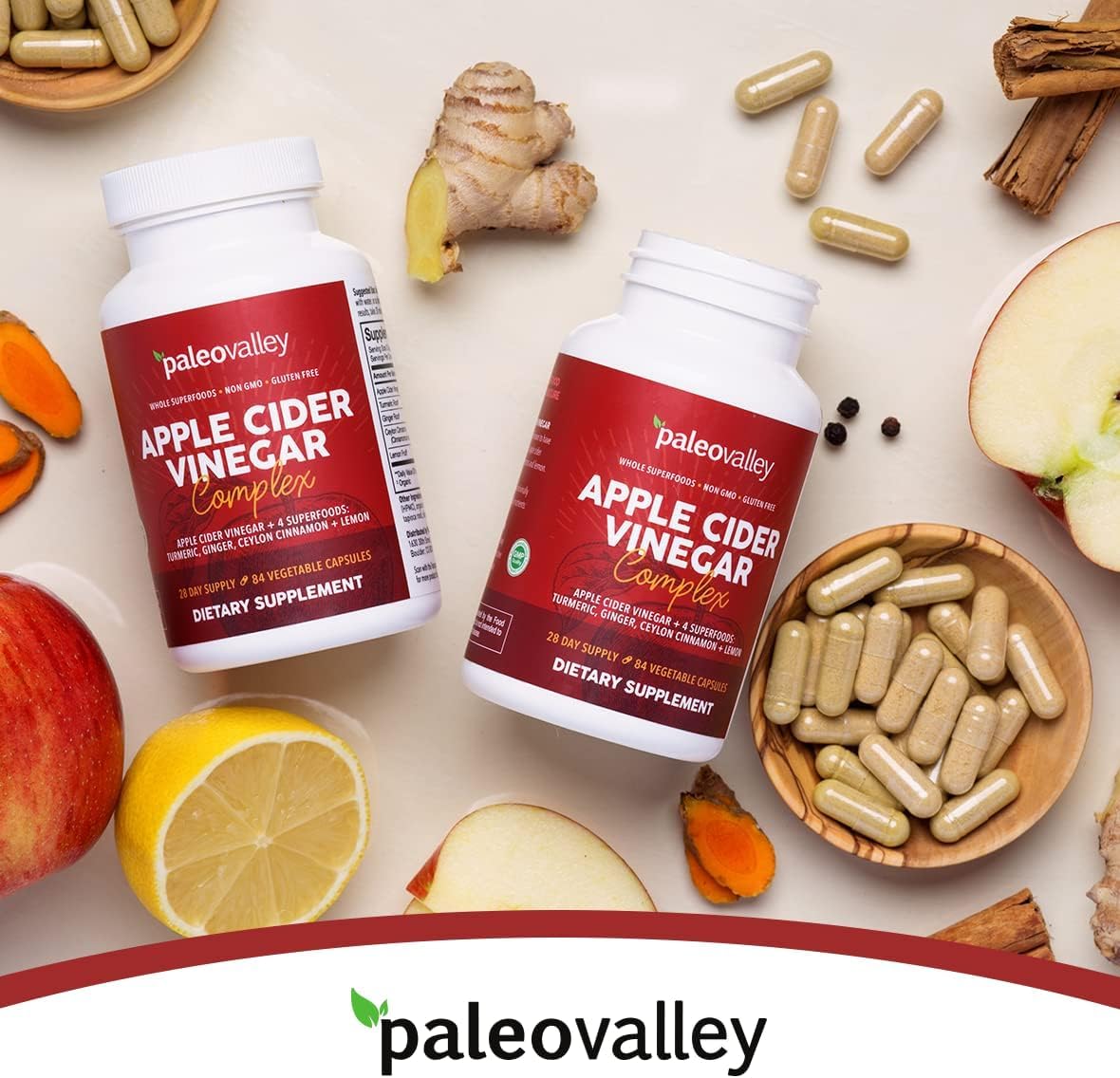 Paleovalley ACV Complex lemon image delivering refreshing flavor for daily use.