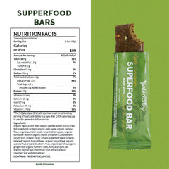 Paleovalley Apple Cinnamon Bars closeup showing on-the-go packaging