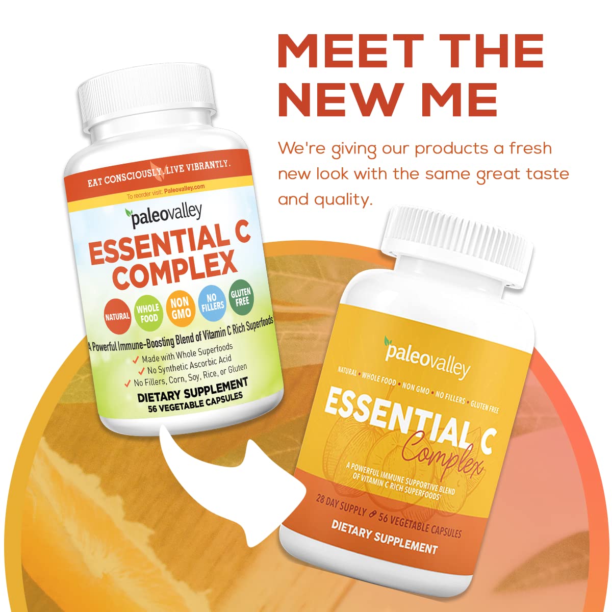 Paleovalley Essential C Complex acerola cherry origin emphasizing natural vitamin C
