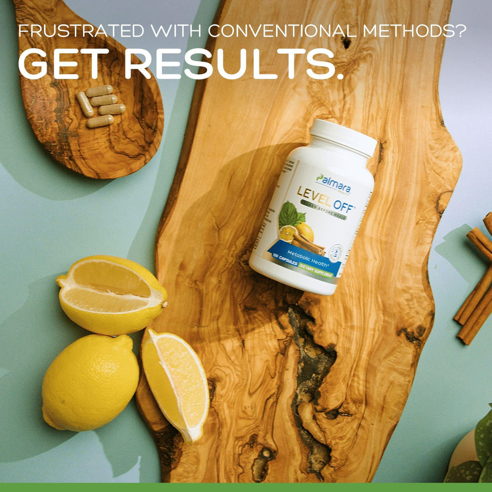 Palmara Level Off gluten-free badge supports allergen-conscious routines