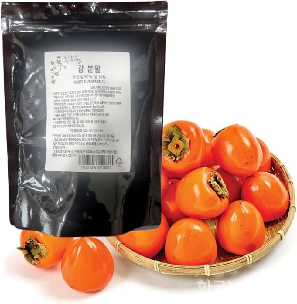 PALPLUS persimmon extract powder front label with 100% fruit content.
