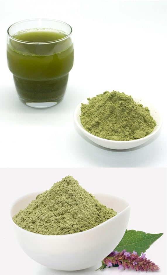 PALPLUS Patchouli powder blended into a drink for versatile use.