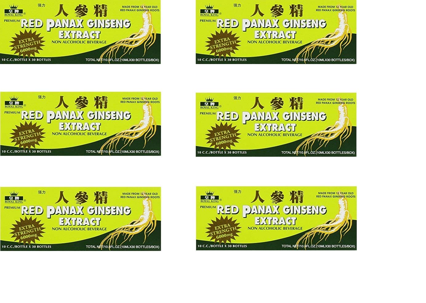 Royal King Red Panax Ginseng bottle for daily vitality support.