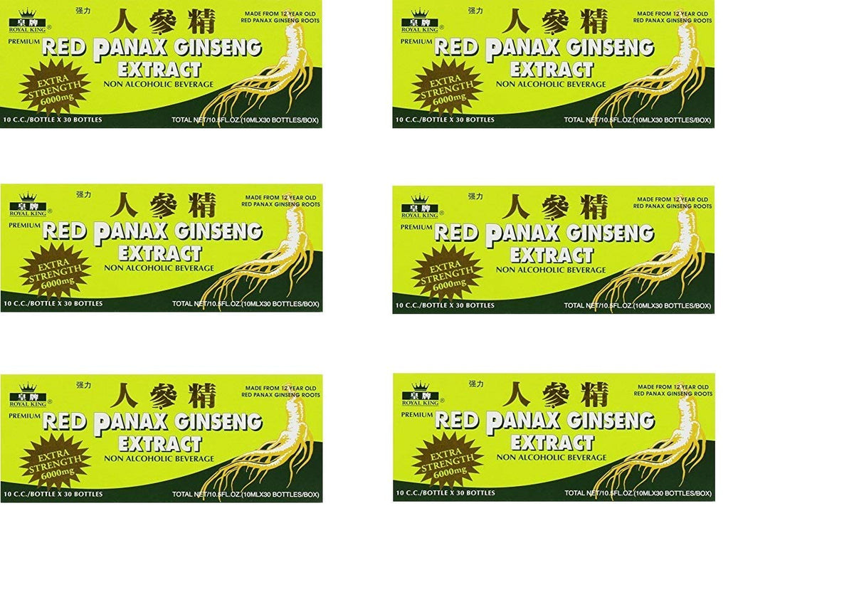 Royal King Red Panax Ginseng bottle for daily vitality support.