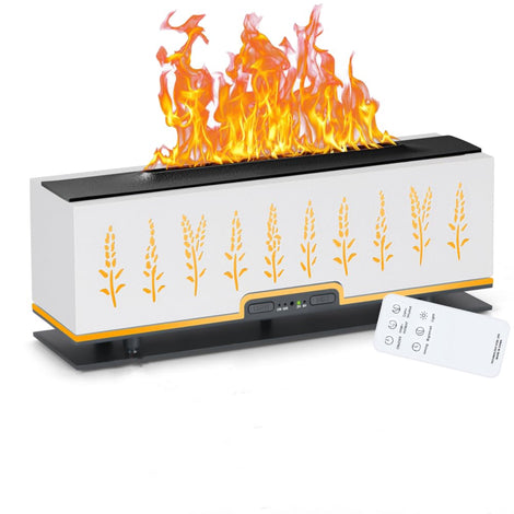 PANGPENG Colorful diffuser with flame effect creating cozy ambiance.
