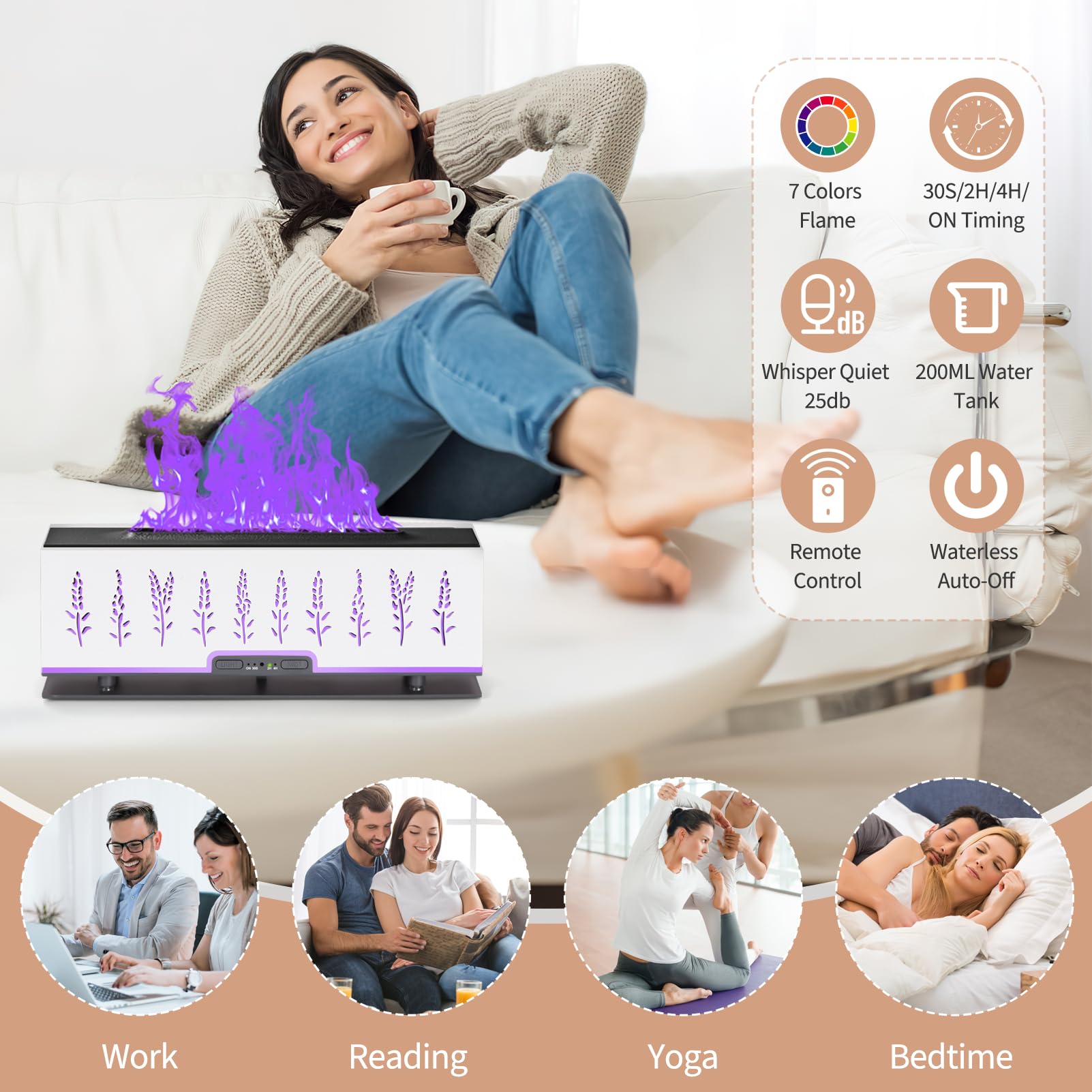 PANGPENG gift-ready diffuser suits homes, offices, and bedrooms.