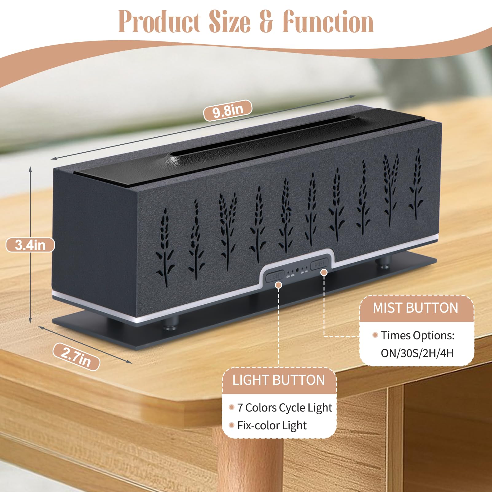 PANGPENG diffuser timer modes for customized diffusion timing