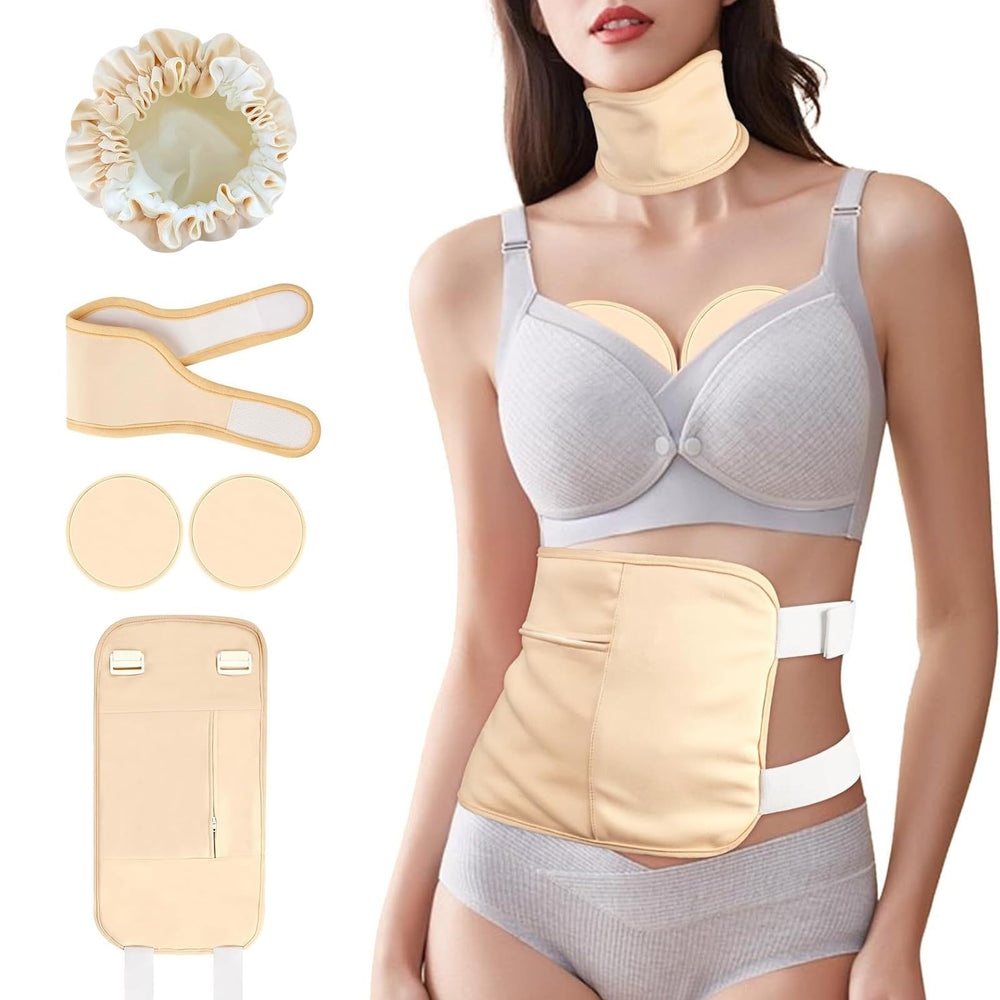 Pankousa abdomen wrap for castor oil supports targeted relaxation and coverage
