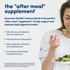 Papaya enzyme chewables digestives after meals aiding nutrient absorption with pleasant chewable format