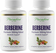 Paradise Herbs Berberine Extract bottle front for daily wellness support.
