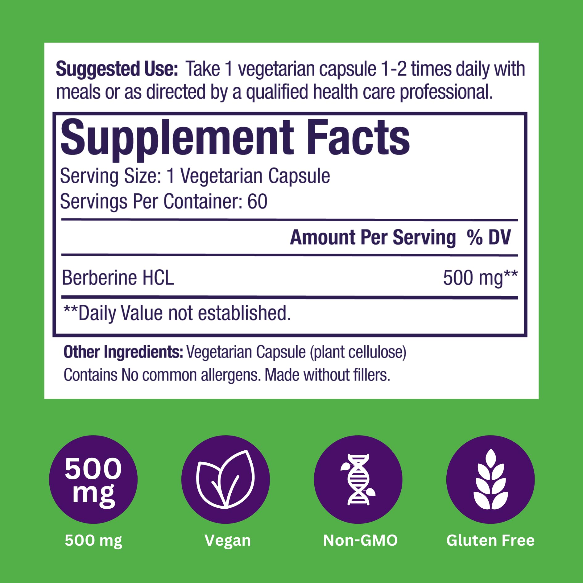 Packaging image of Paradise Herbs Berberine Extract two-bottle set in a box.