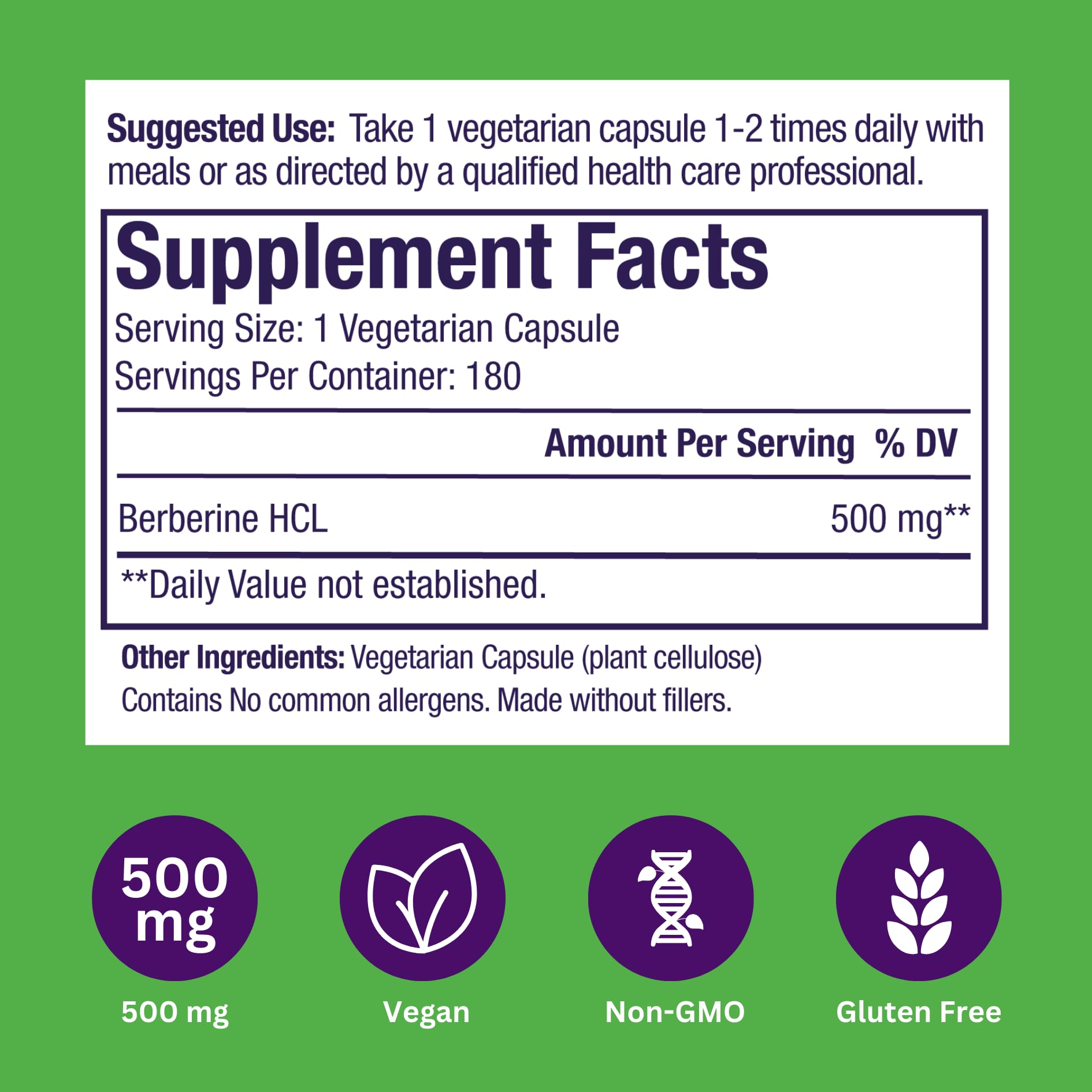 Paradise Herbs berberine production facility cgmp—made in USA with quality controls.