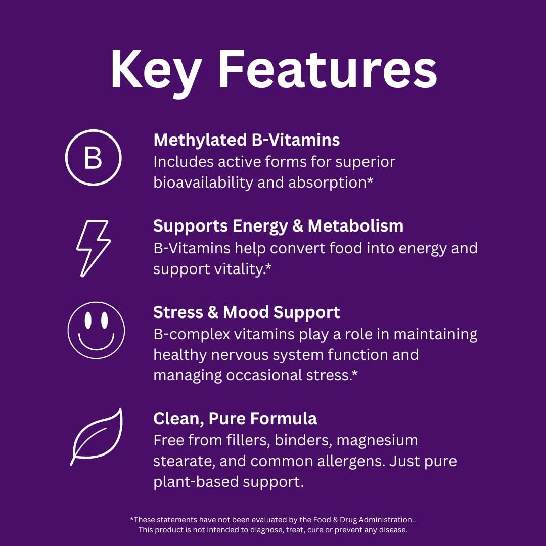 Paradise Herbs Earths Blend B-Complex label closeup conveys quality and wholefood ingredients