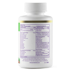 Paradise Herbs Earths Blend Vitamin C label close up with ORAC greens