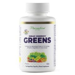 Paradise Herbs ORAC Energy capsules bottle front showing antioxidant-rich formula.