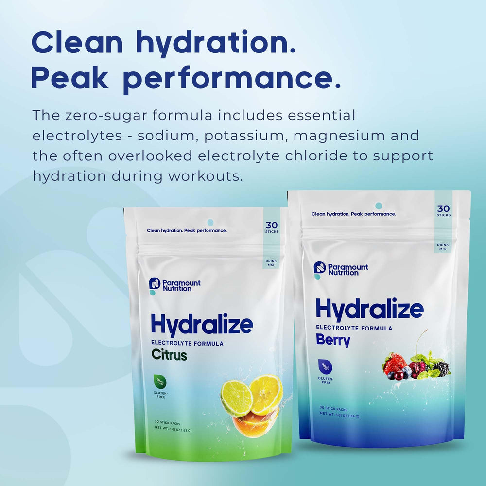 Paramount Nutrition Hydralize stick dispensing: quick mix for on-the-go hydration