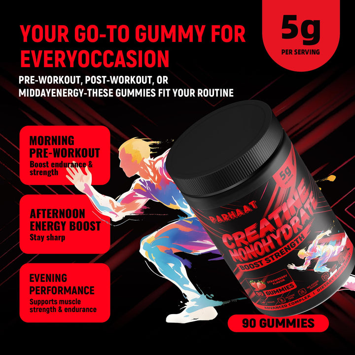 Parhaat gummies packaging shows GMP-compliant production and traceable ingredients