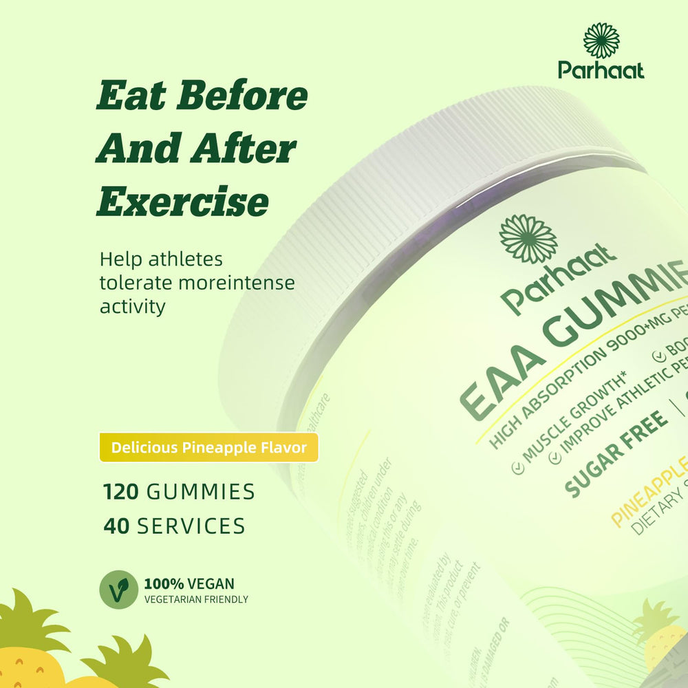 Parhaat EAA Gummies vegetarian-friendly mark suits plant-based diets