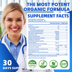 Parhaat gummies blue blueberry pack highlights easy daily use for mobility.