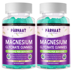 Parhaat Magnesium Glycinate Gummies blueberry chews for mood and sleep support.