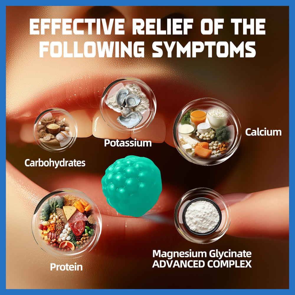 Parhaat Magnesium Glycinate Gummies closeup blueberry: chewy texture for daily wellness.