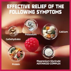 Parhaat Magnesium Glycinate Gummies Raspberry closeup highlights soft texture and berry flavor.