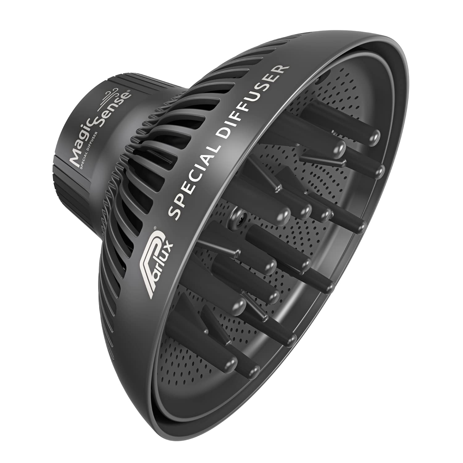 Parlux Magic Sense Diffuser universal soft styler for natural curls with tip protection.