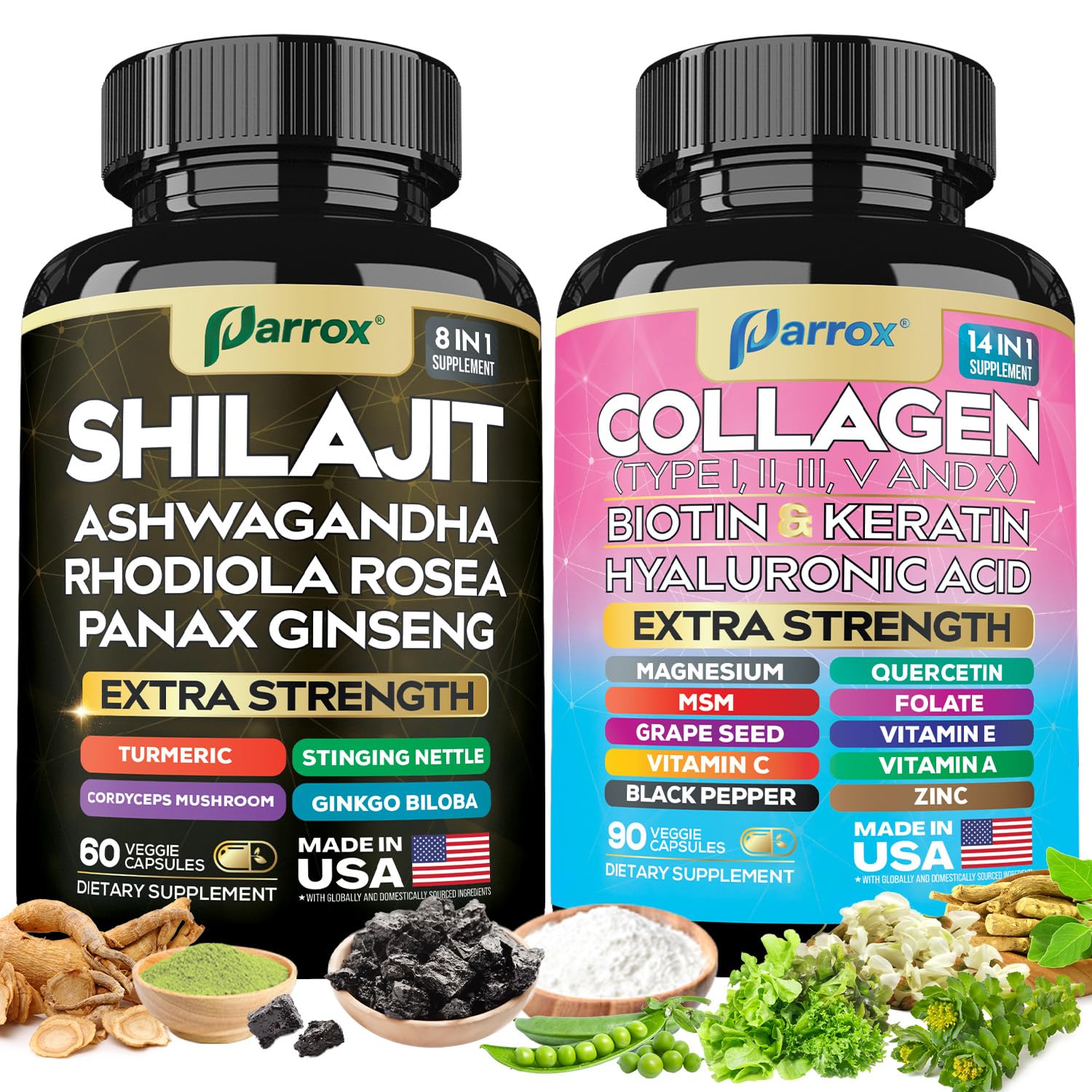 Parrox adaptogen rhodiola capsules for daily balance